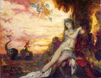 英仙座和仙女座 Perseus and Andromeda (c.1870)，古斯塔夫·莫罗