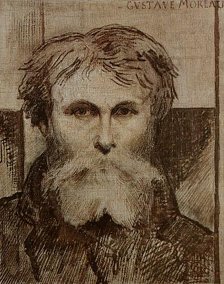 自画像 Self-portrait (1872)，古斯塔夫·莫罗