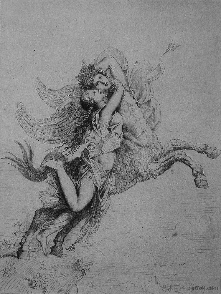 奇美拉 The Chimera (1856)，古斯塔夫·莫罗