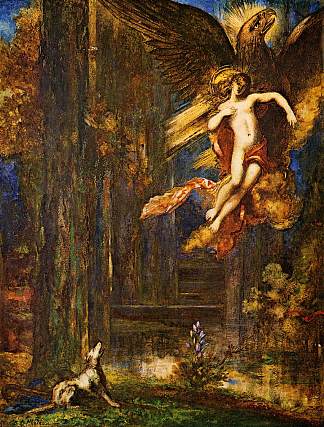 木卫三的复活 The Raising of Ganymede (1886)，古斯塔夫·莫罗