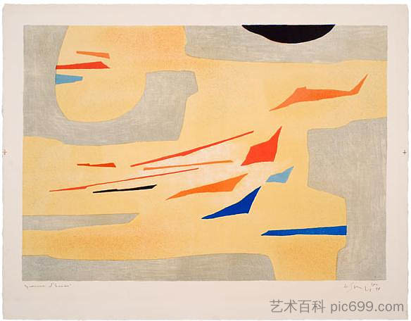 普罗旺斯 - 风光 Provence - vent lumiere (1958)，古斯塔夫·辛吉尔