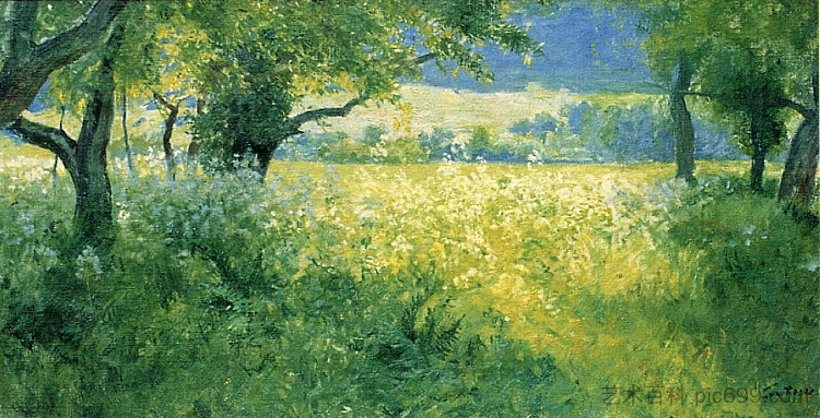 七月下午 July Afternoon (1897)，盖伊·罗斯