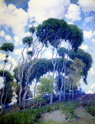 拉古纳桉树 Laguna Eucalyptus (1917)，盖伊·罗斯