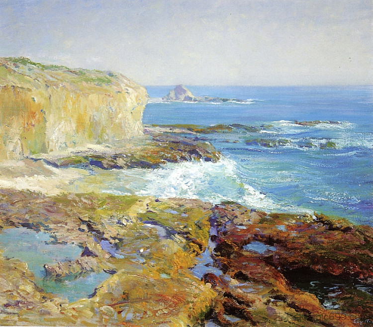 拉古纳岩石，退潮 Laguna Rocks, Low Tide (1915 - 1916)，盖伊·罗斯