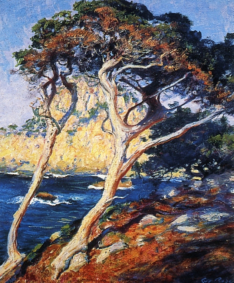 罗伯斯角树 Point Lobos Trees (1919)，盖伊·罗斯