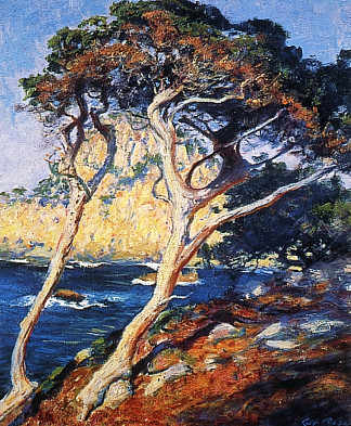 罗伯斯角树 Point Lobos Trees (1919)，盖伊·罗斯