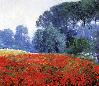 罂粟田 Poppy Field (1910)，盖伊·罗斯