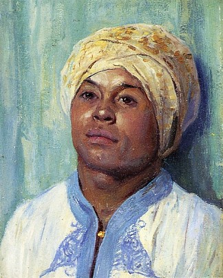 阿尔及利亚人的肖像 Portrait of an Algerian (1900)，盖伊·罗斯