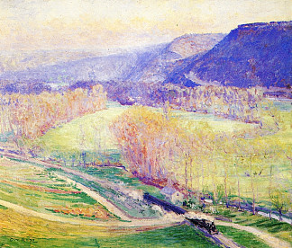 塞纳河谷 The Valley of the Seine (1910)，盖伊·罗斯