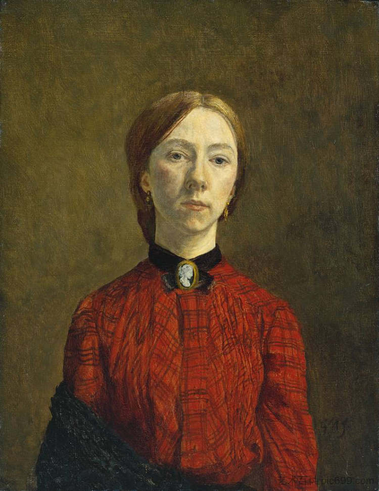 自画像 Self Portrait (1902)，格温·约翰