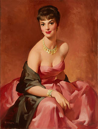 社会女士的肖像 Portrait of a Society Lady，哈登·桑德布洛姆