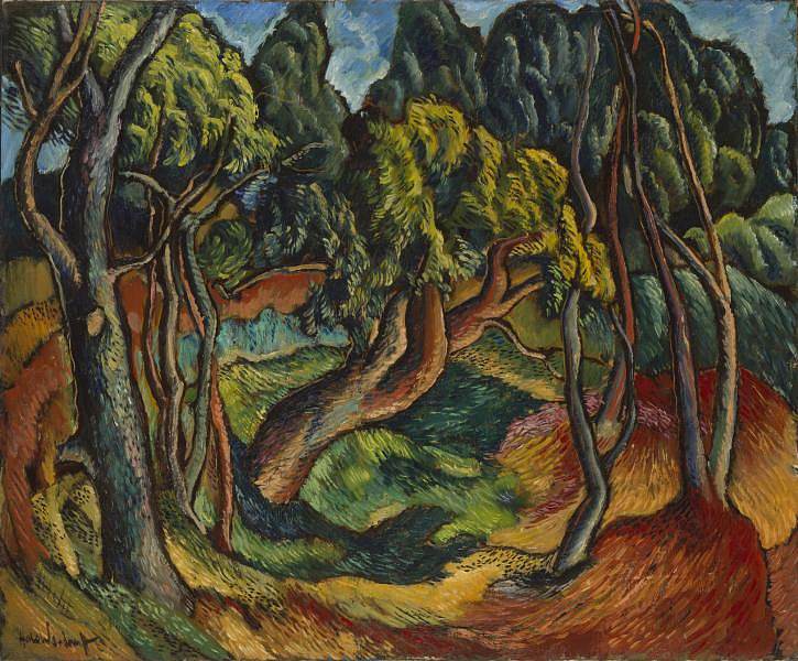 佐治亚州景观 Georgia Landscape (1935)，黑尔·伍德拉夫