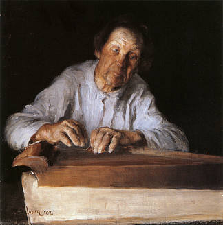 坎特勒播放器 The Kantele Player (1892; Finland                     )，佩卡·哈洛宁