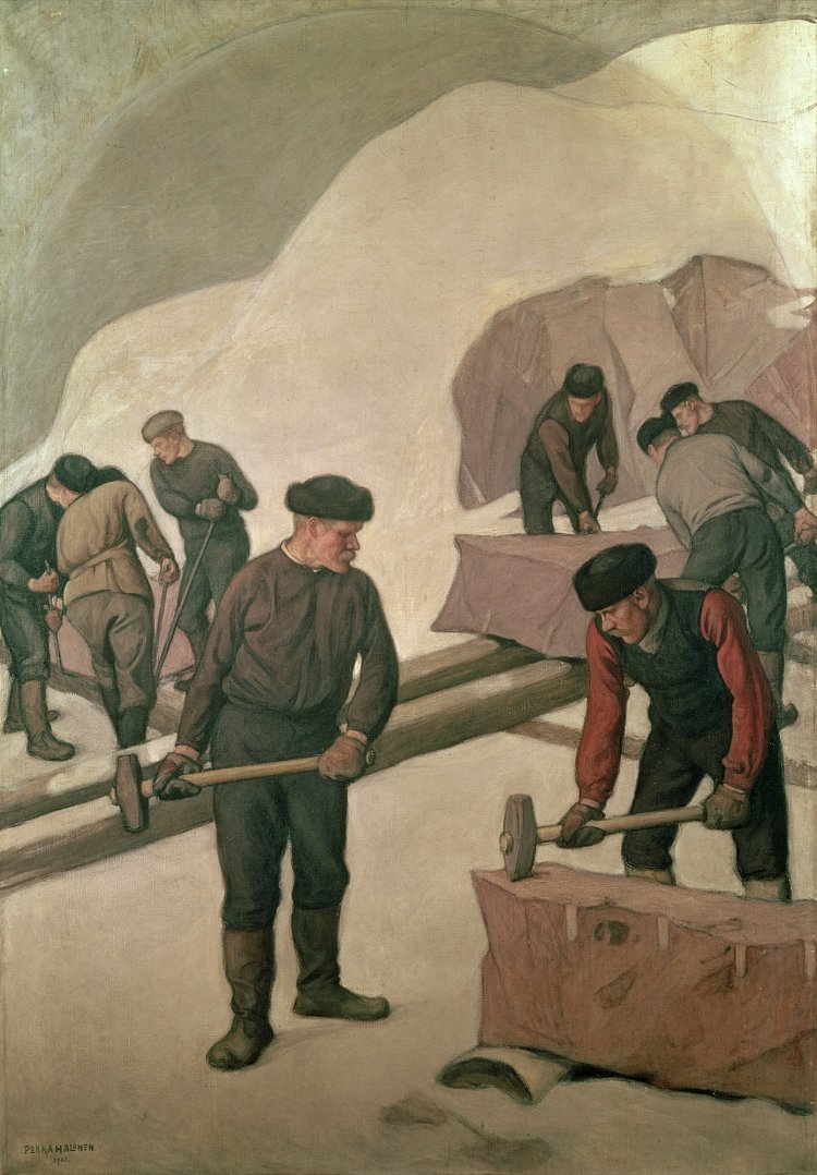 碎石机 Stone Breakers (1903)，佩卡·哈洛宁