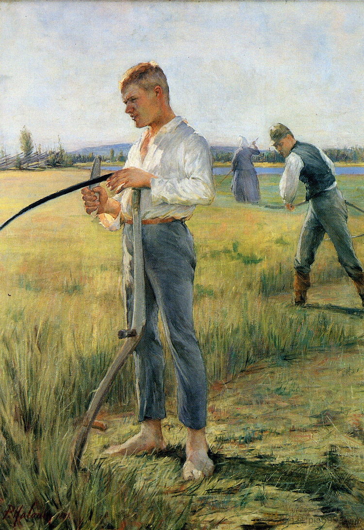 割草机男士 Mowers men (1891; Finland  )，佩卡·哈洛宁