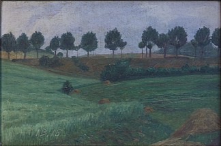 景观 Landscape (1915)，汉斯·安徒生·布伦德基尔德