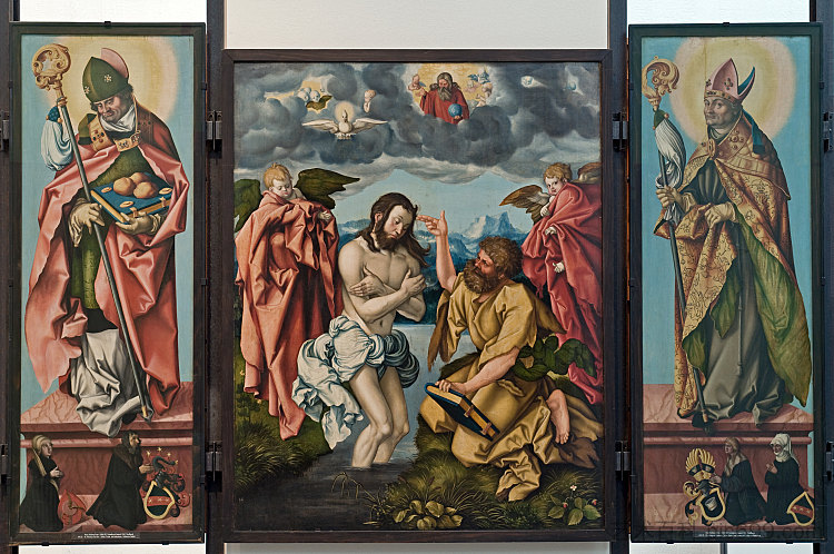施洗者圣约翰祭坛 Altar of St. John the Baptist (1520)，汉斯·鲍当