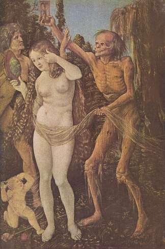 死亡与美的寓言 An Allegory of Death and Beauty (c.1509)，汉斯·鲍当