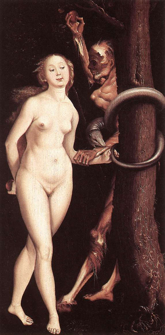 夏娃,蛇和死亡 Eve, the Serpent and Death (1510),汉斯·鲍当
