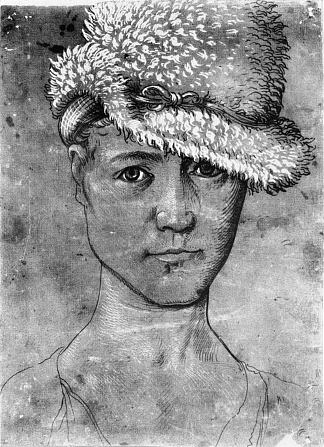 自画像 Self-Portrait (c.1502)，汉斯·鲍当