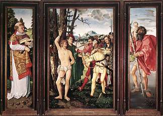 圣塞巴斯蒂安祭坛画 St Sebastian Altarpiece (1507)，汉斯·鲍当