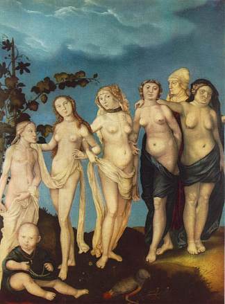 女人的七个时代 The Seven Ages Of Woman (1544)，汉斯·鲍当