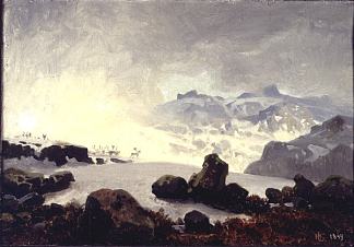 从山上 From the Mountains (1849)，汉斯·古德