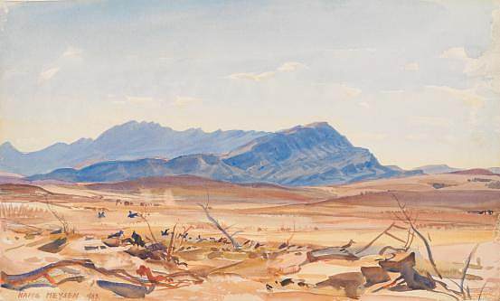 阿卡巴斯，弗林德斯山脉 The Arkabas, Flinders Ranges (1933)，汉斯海森