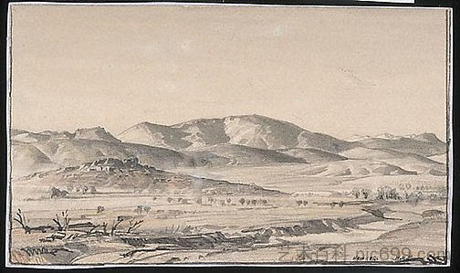 德鲁伊山脉，小贩 The Druid's Range, Hawker (1930)，汉斯海森