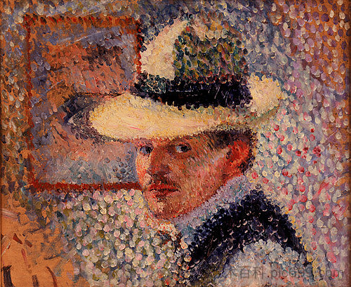 自画像 Self Portrait (1902)，汉斯·霍夫曼