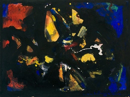 黑色形状 Shapes in Black (1944)，汉斯·霍夫曼