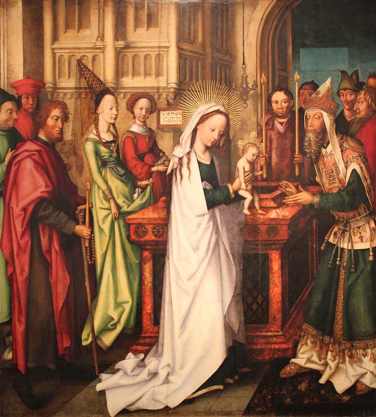耶稣基督在圣殿的介绍 Presentation of Jesus Christ at the Temple (1501)，老汉斯·霍尔拜因