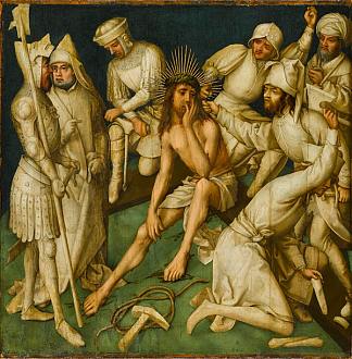 沉默中的基督（灰色受难-9） Christ in silence (Grey Passion-9) (c.1494 – c.1500)，老汉斯·霍尔拜因