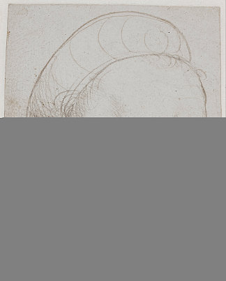 瞄准的弩手头 The Head of a Crossbowman Taking Aim (c.1514 – c.1515)，老汉斯·霍尔拜因