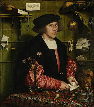 Georg Gisze，伦敦的德国商人 Georg Gisze, a German Merchant in London (1532; London,United Kingdom                     )，汉斯·荷尔拜因