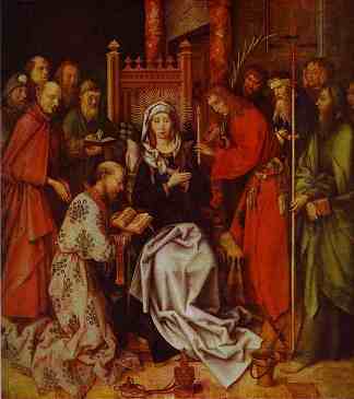 圣母之死 Death of the Virgin (c.1501; Germany                     )，汉斯·荷尔拜因