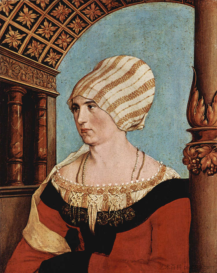 多萝西娅·卡嫩吉瑟 Dorothea Kannengiesser (1516; Germany  )，汉斯·荷尔拜因