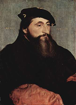 洛林公爵安东好人 Duke Anton the Good of Lorraine (1543; Germany                     )，汉斯·荷尔拜因