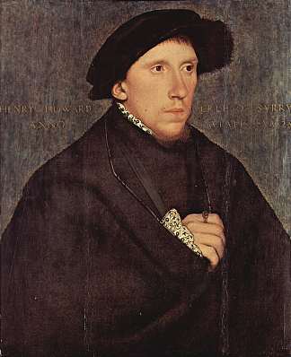 亨利·霍华德，萨里伯爵 Henry Howard, Earl of Surrey (c.1542; Germany                     )，汉斯·荷尔拜因