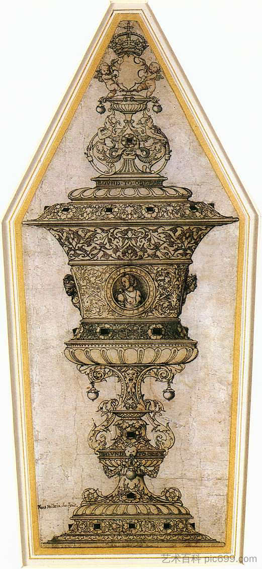 简·西摩杯 Jane Seymour's Cup (c.1536; Germany  )，汉斯·荷尔拜因