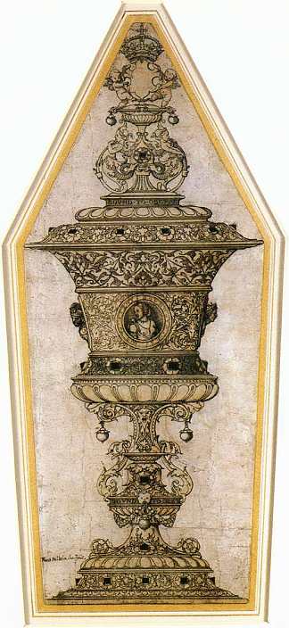 简·西摩杯 Jane Seymour’s Cup (c.1536; Germany                     )，汉斯·荷尔拜因