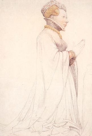 珍妮·德·布洛涅，贝里公爵夫人 Jeanne de Boulogne, Duchess of Berry (1524; Germany                     )，汉斯·荷尔拜因