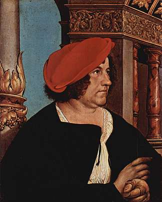 市长雅各布·迈耶·祖姆·哈森 Mayor Jakob Meyer zum Hasen (1516; Germany                     )，汉斯·荷尔拜因