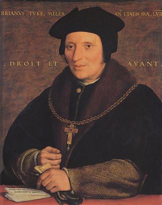 布莱恩·图克爵士的肖像 Portrait of Sir Brian Tuke (c.1527; Germany                     )，汉斯·荷尔拜因