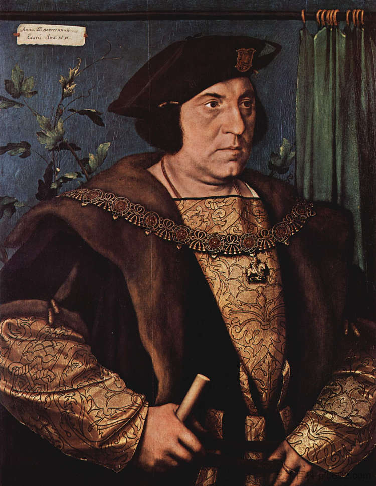 亨利·吉尔福德爵士的肖像 Portrait of Sir Henry Guildford (1527; Germany  )，汉斯·荷尔拜因