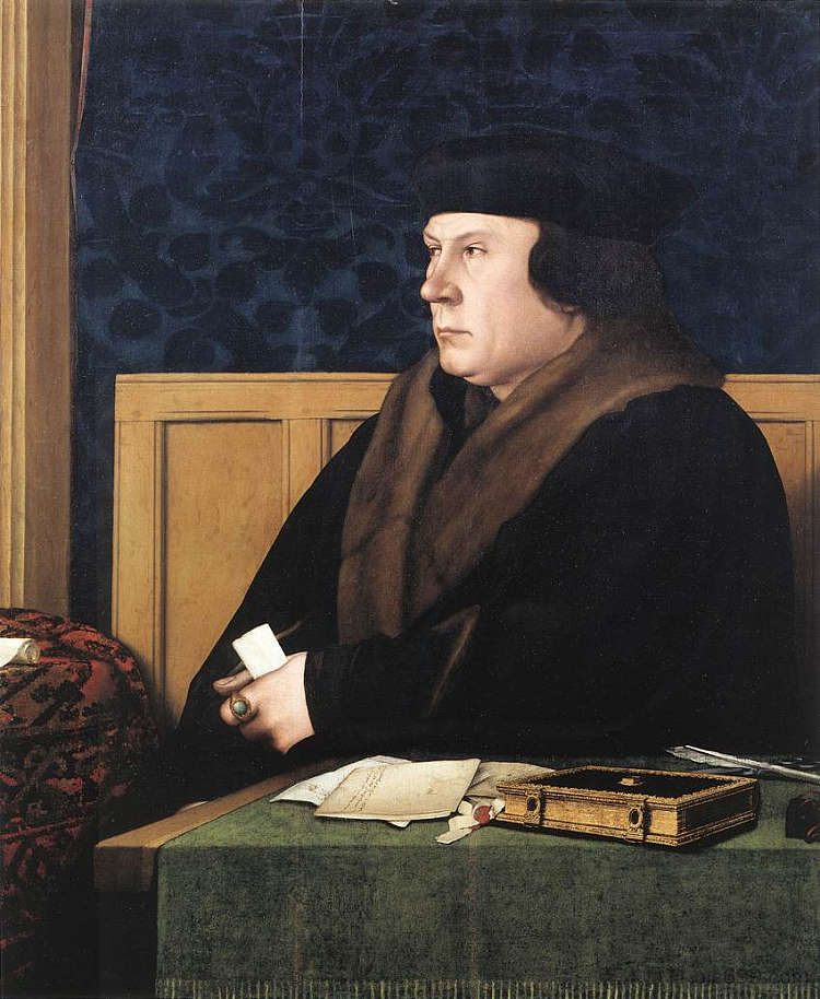 托马斯·克伦威尔的肖像 Portrait of Thomas Cromwell (c.1533; Germany  )，汉斯·荷尔拜因