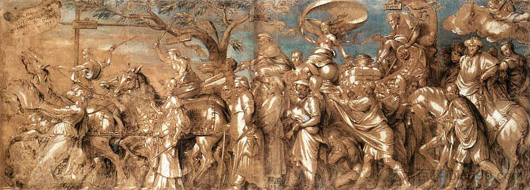 财富的胜利 The Triumph of Riches (c.1533; Germany  )，汉斯·荷尔拜因