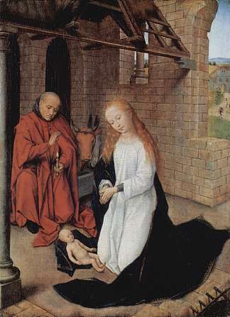 诞生 Nativity (c.1470)，汉斯·梅姆林