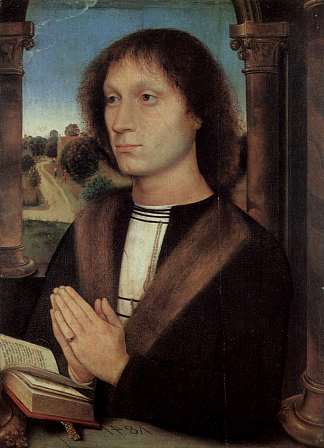 贝内代托·波蒂纳里的肖像 Portrait of Benedetto Portinari (1487)，汉斯·梅姆林