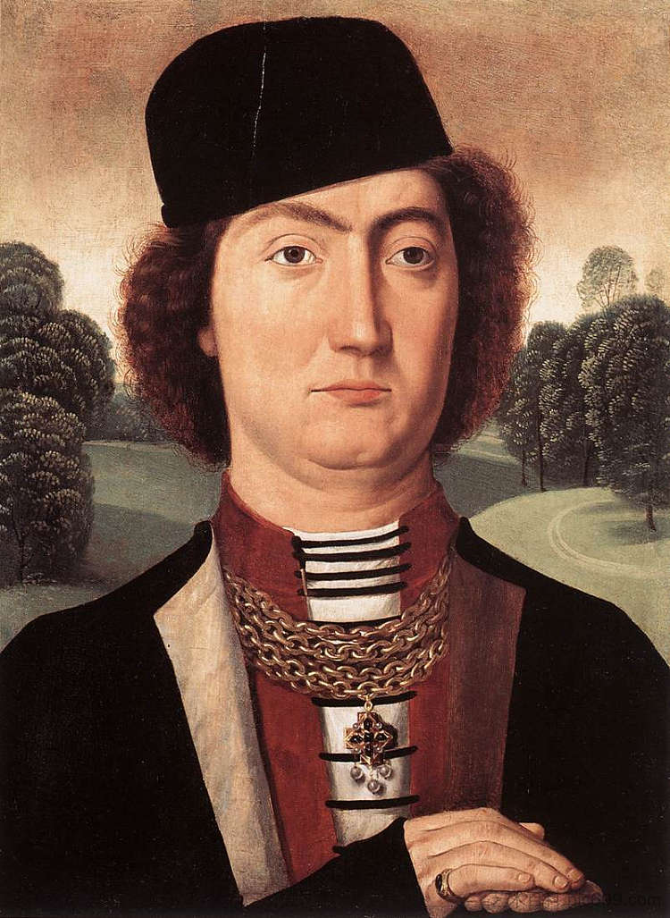 萨沃伊的雅克的肖像 Portrait of Jacques of Savoy (1470)，汉斯·梅姆林